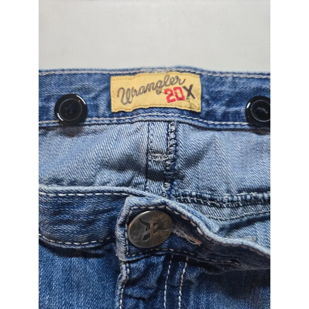 Wrangler 20X Mens Jeans 40x34 Blue‎ Denim Straight Leg Casual Workwear